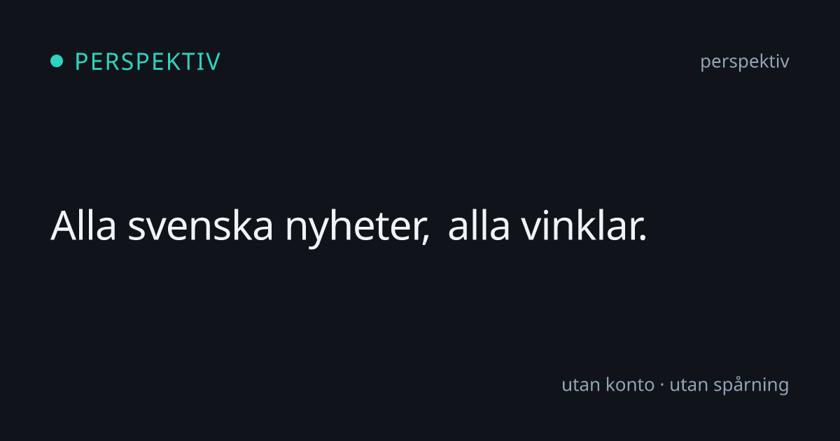 Exempel på delningskortet Dagens spektrum